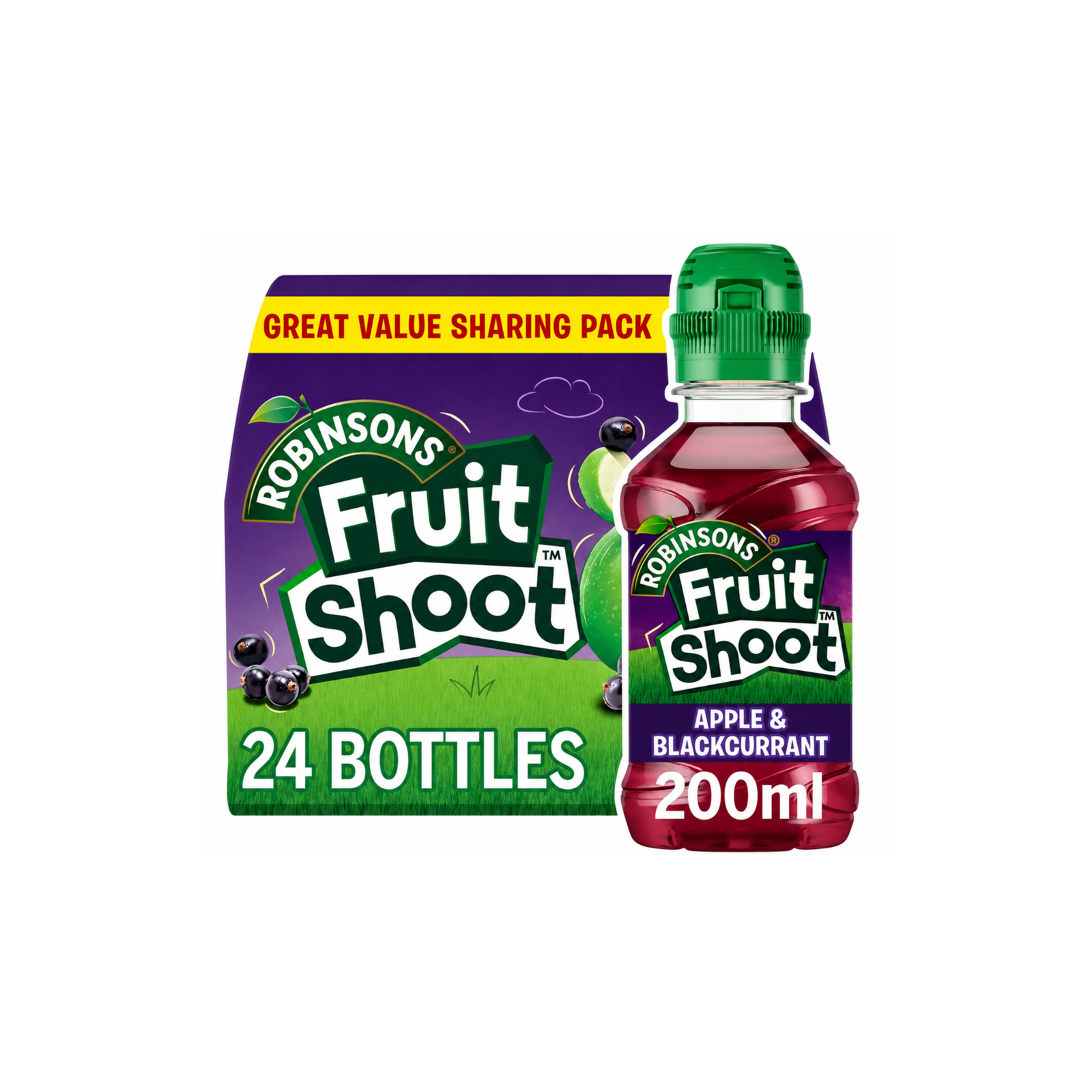 FRUIT SHOOT BLACKCURRANT 200ml x 24