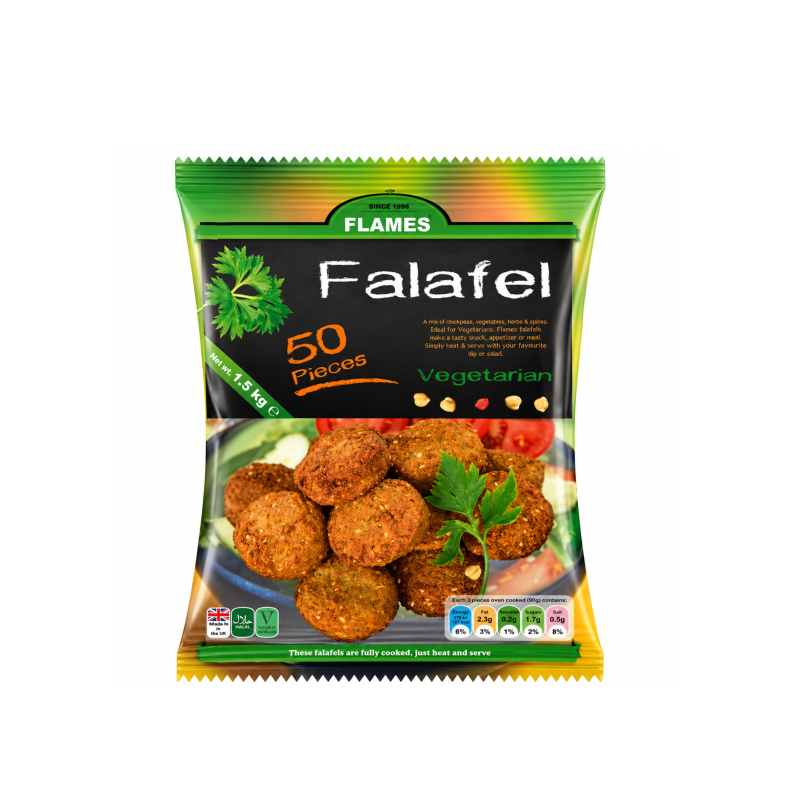 FLAMES FALAFEL (30g) - 2 x 50