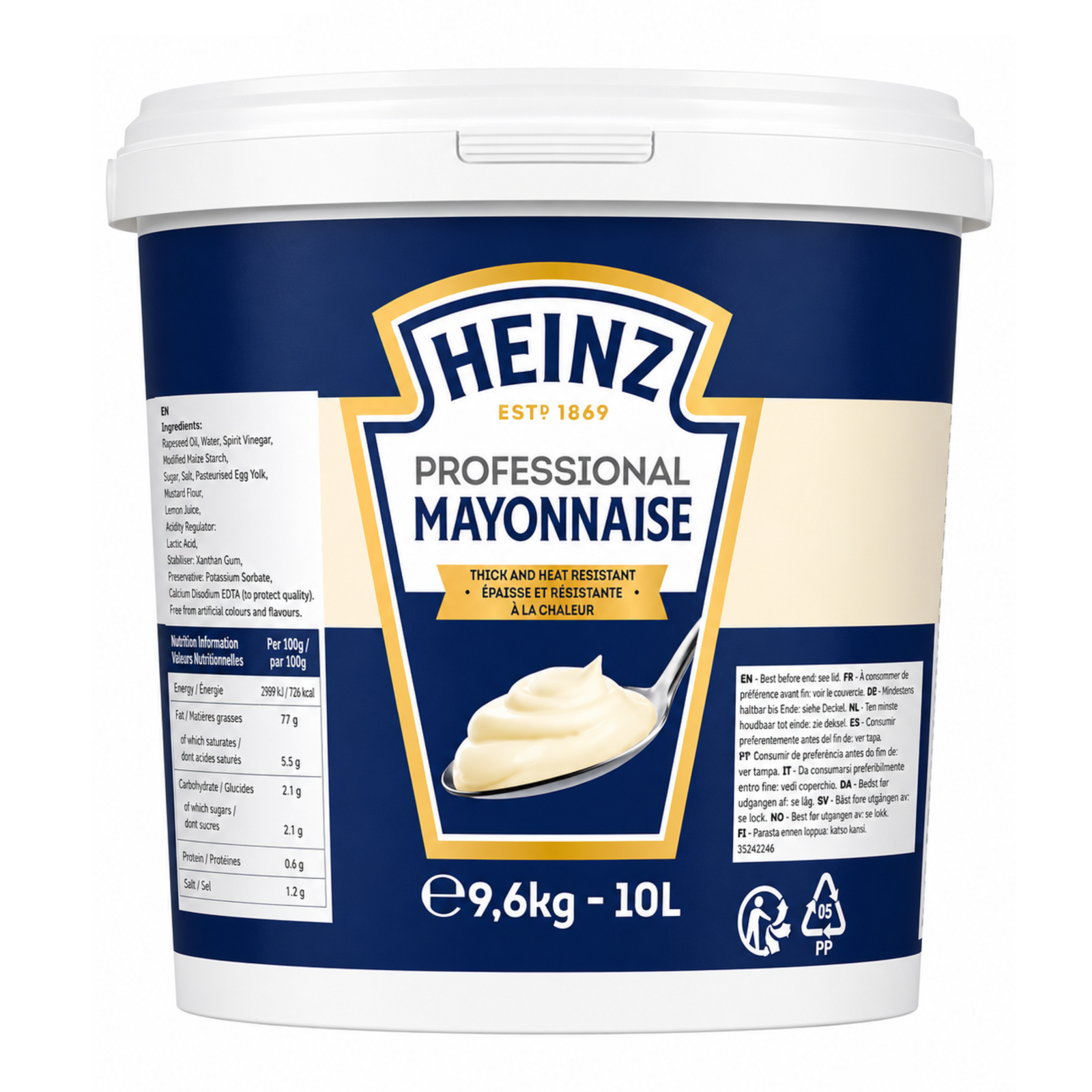 HEINZ PROFESSIONAL MAYONNAISE 10L