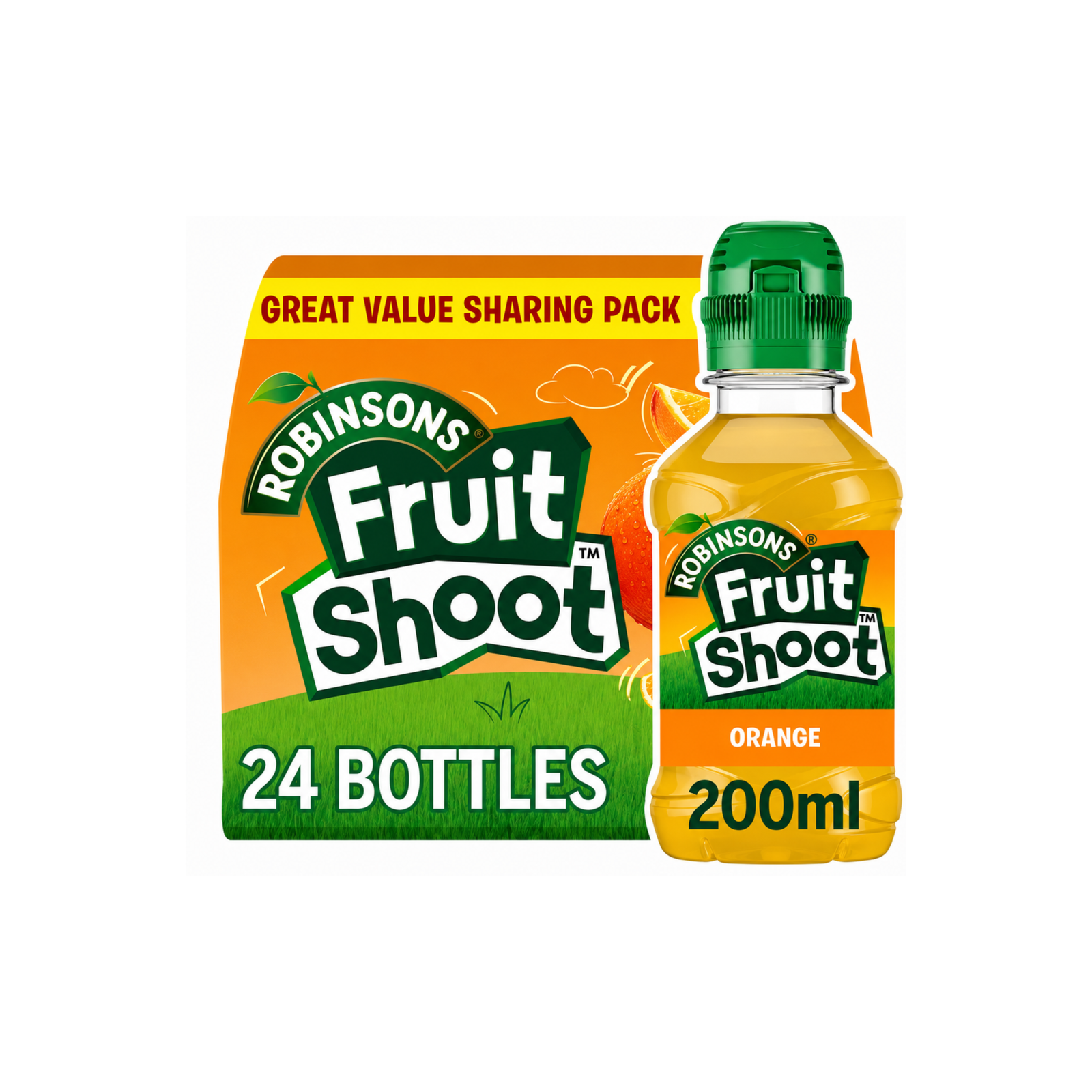 FRUIT SHOOT ORANGE 200ml x 24