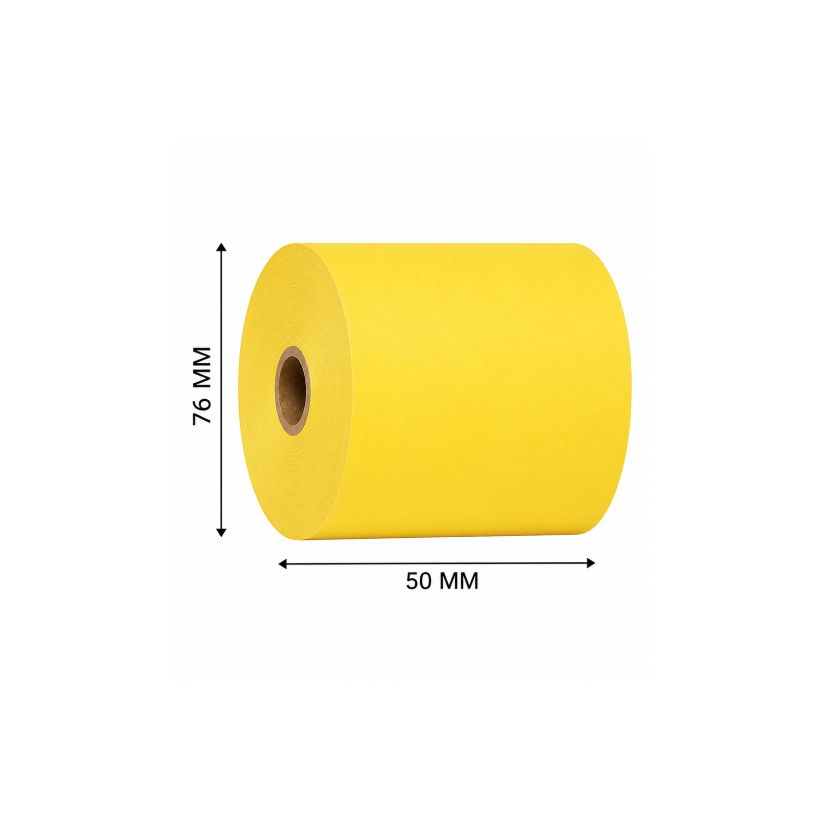 TILL ROLL YELLOW 76 x 50 - 20pcs