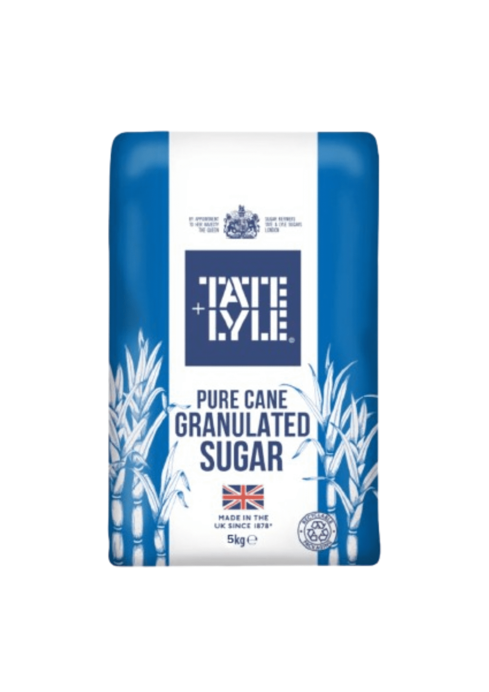 TATE LYLE PURE CANE GRANULATED SUGAR 1x5kg