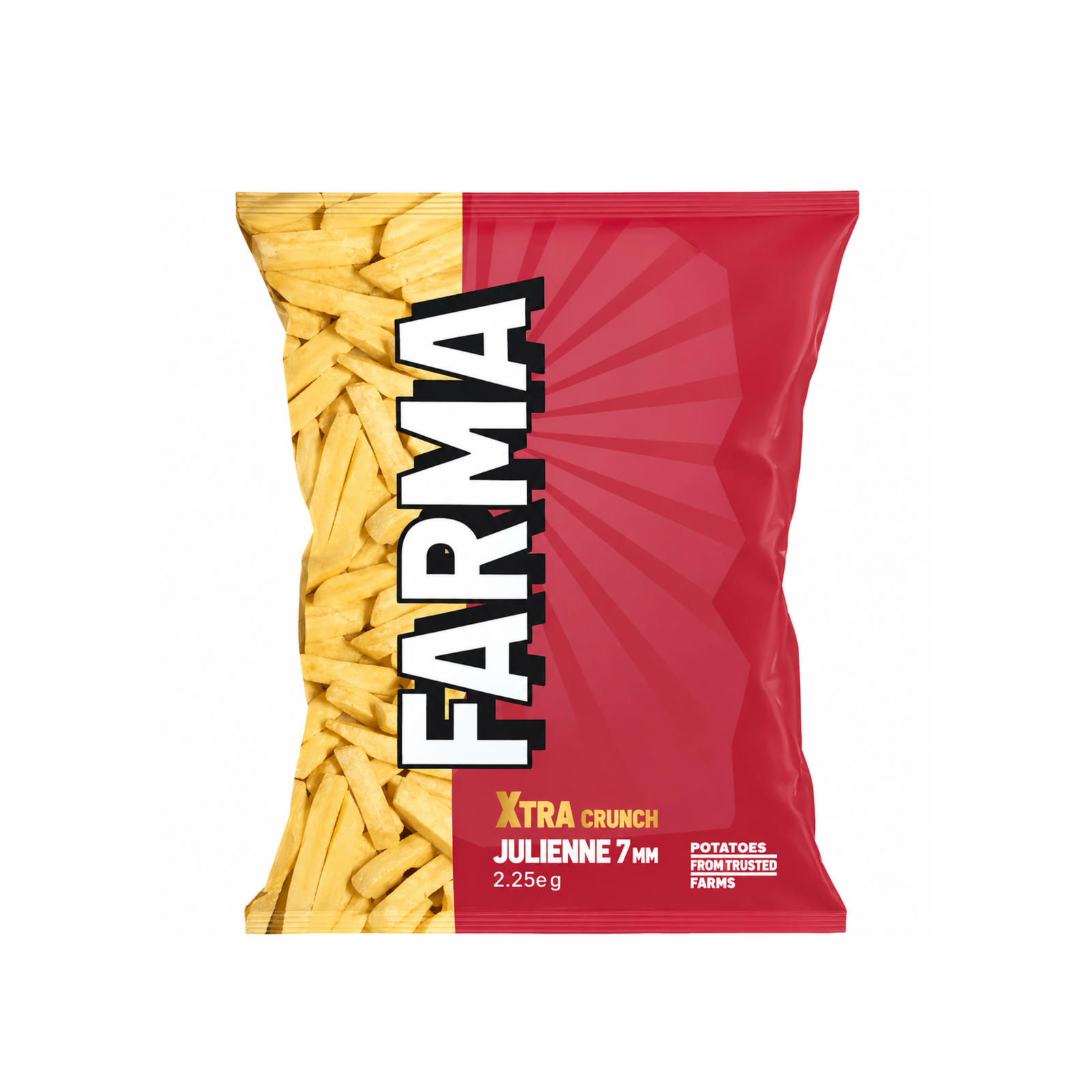 FARMA XTRA CRUNCH JULIENNE 7X7 MM  (4X2.25KG)