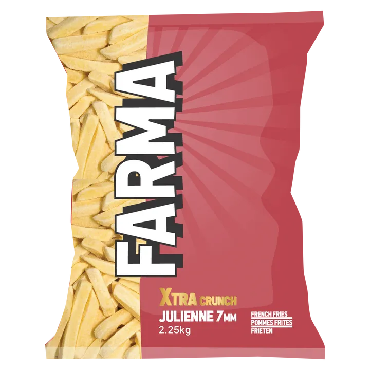 FARMA XTRA CRUNCH JULIENNE 7X7 MM  (4X2.25KG)