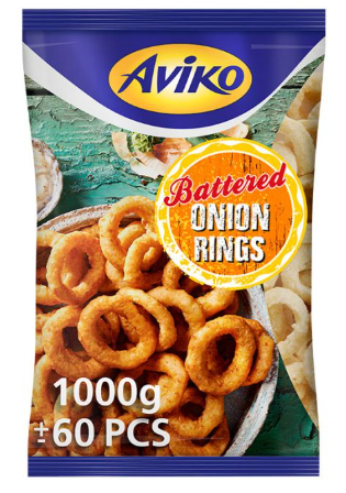 AVIKO BATTERED ONION RINGS (6X1KG)