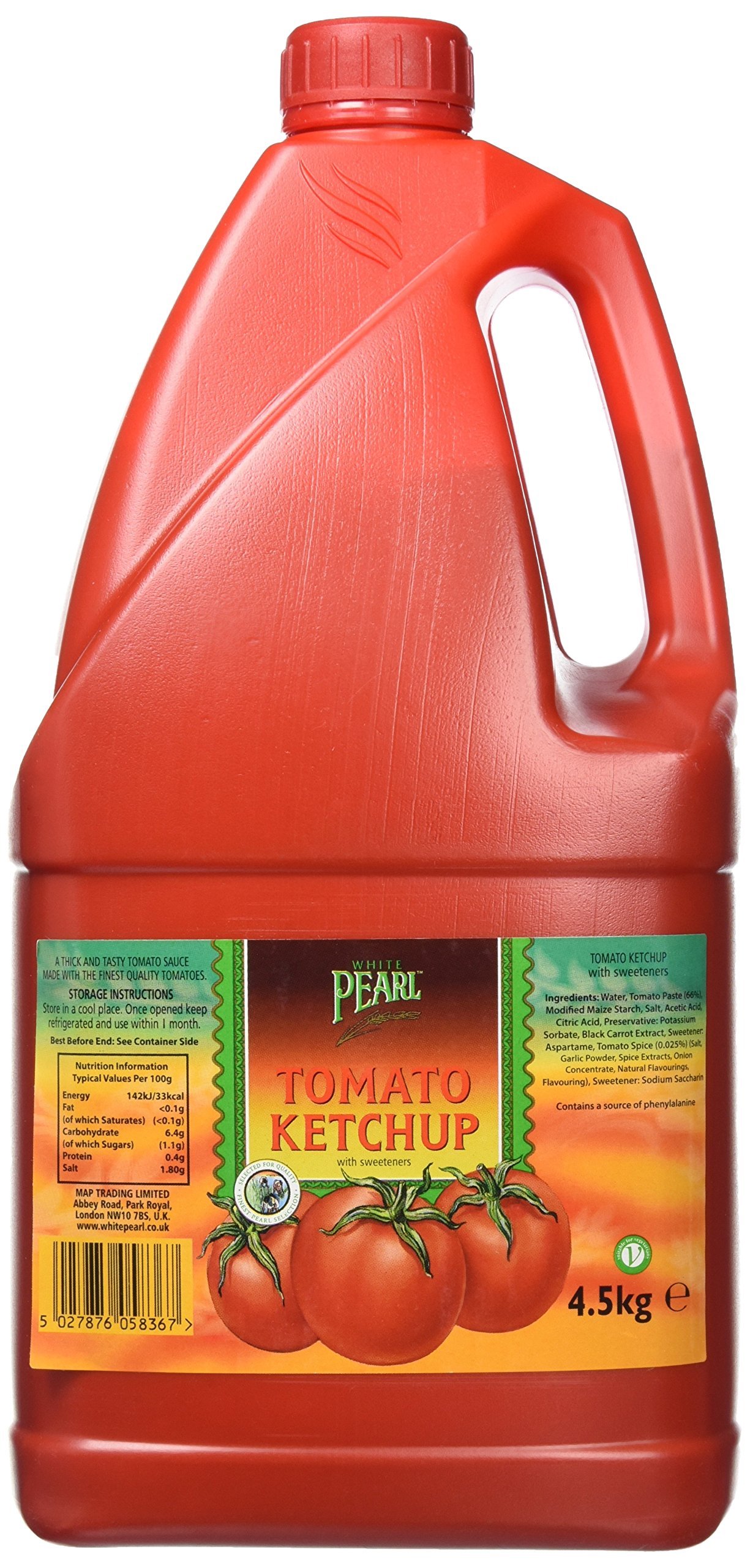 WHITE PEARL TOMATO KETCHUP 4.5 KG
