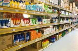 Stacked brown kraft takeaway food boxes representing eco-friendly and sustainable packaging for restaurants and takeaways