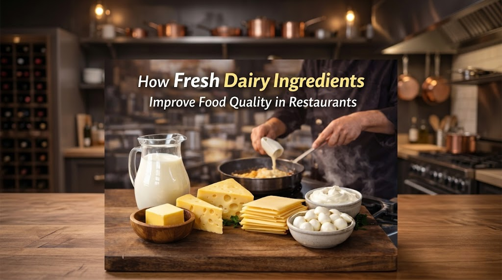 How Fresh Dairy Ingredients Improve Food Quality in Restaurants