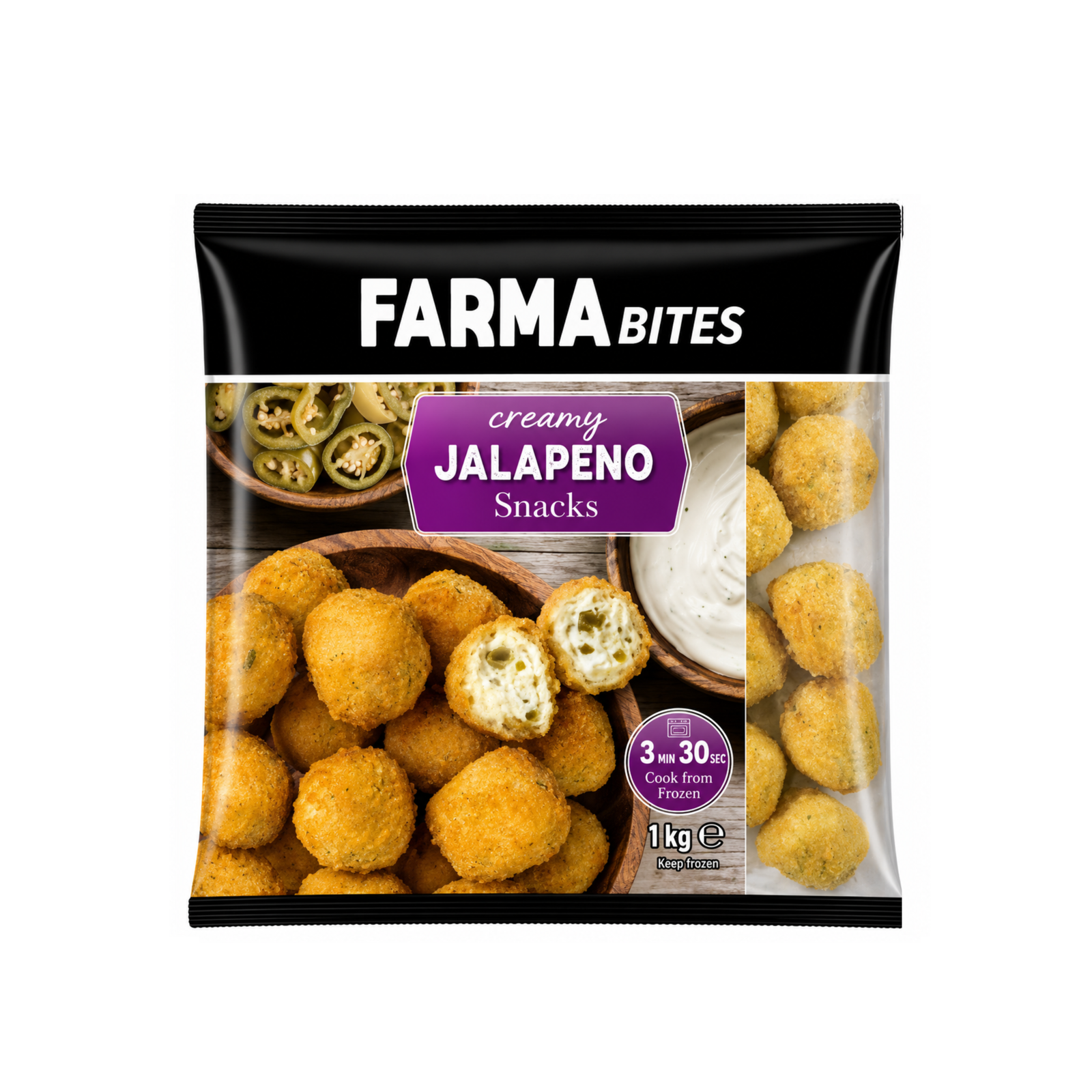 CREAMY JALAPENO SNACKS 5X1KG