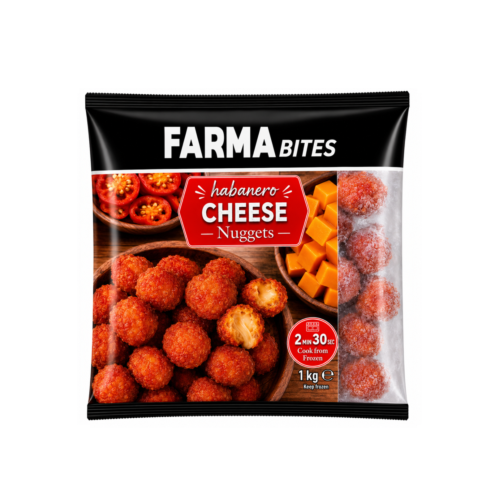 HABANERO CHEESE NUGGETS 5X1KG
