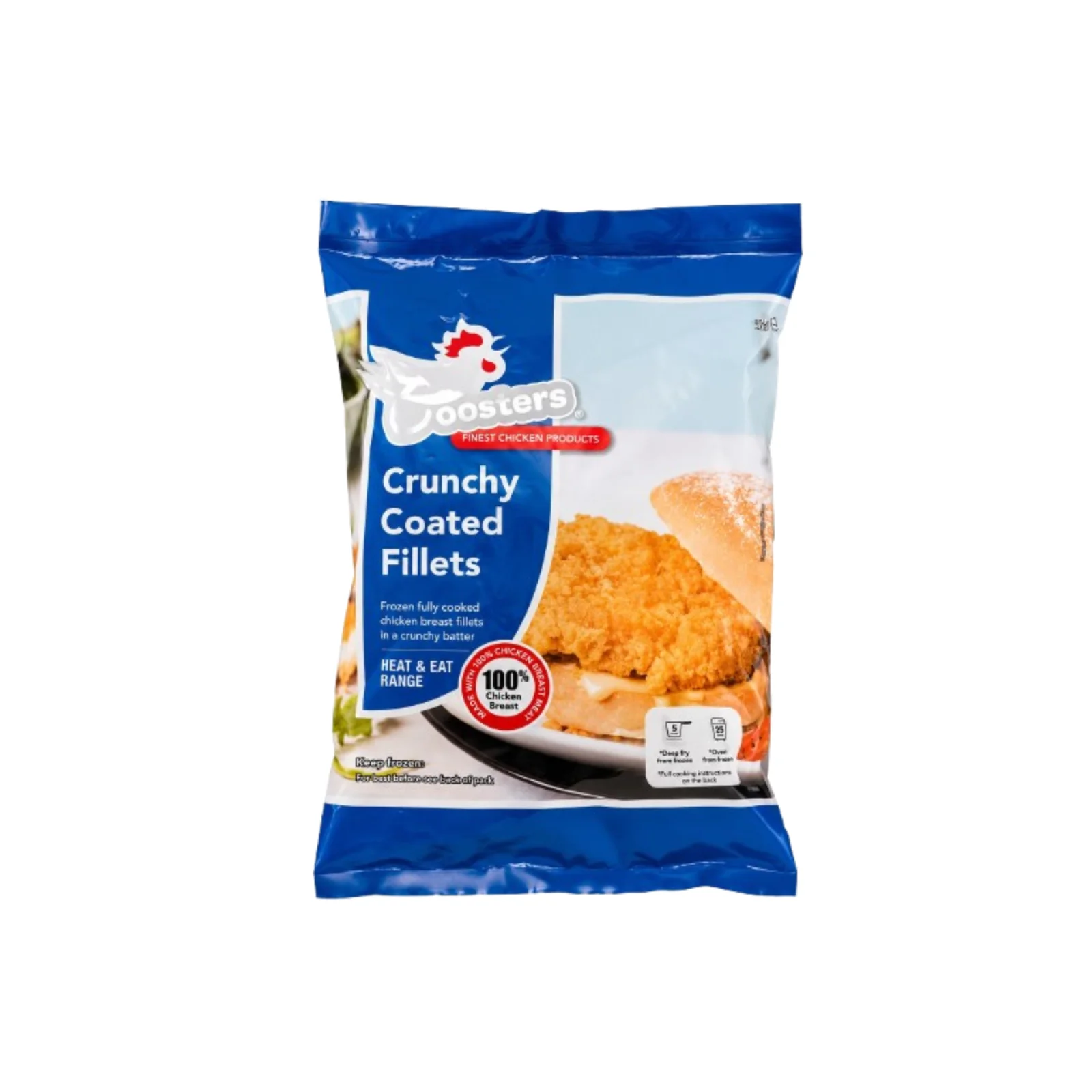 Coosters crunchy chicken fillets 1kg x 10 for restaurants and takeaways