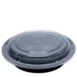16oz disposable rice bowl cups with lids in a pack of 150