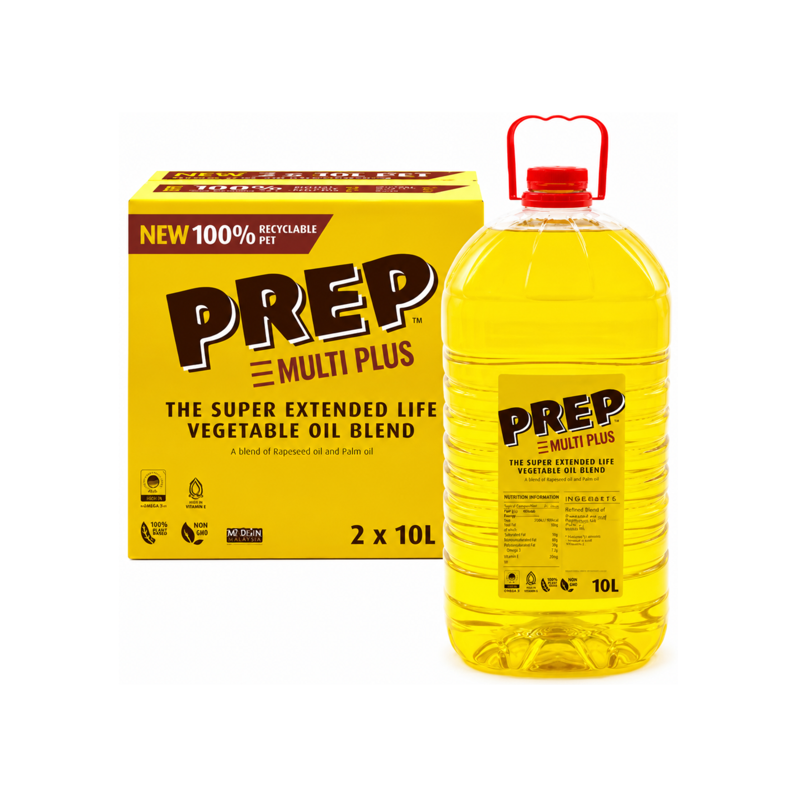 PREP MULTIPLUS EXTENDED VEGITABLE OIL BLEND 2 X 10L