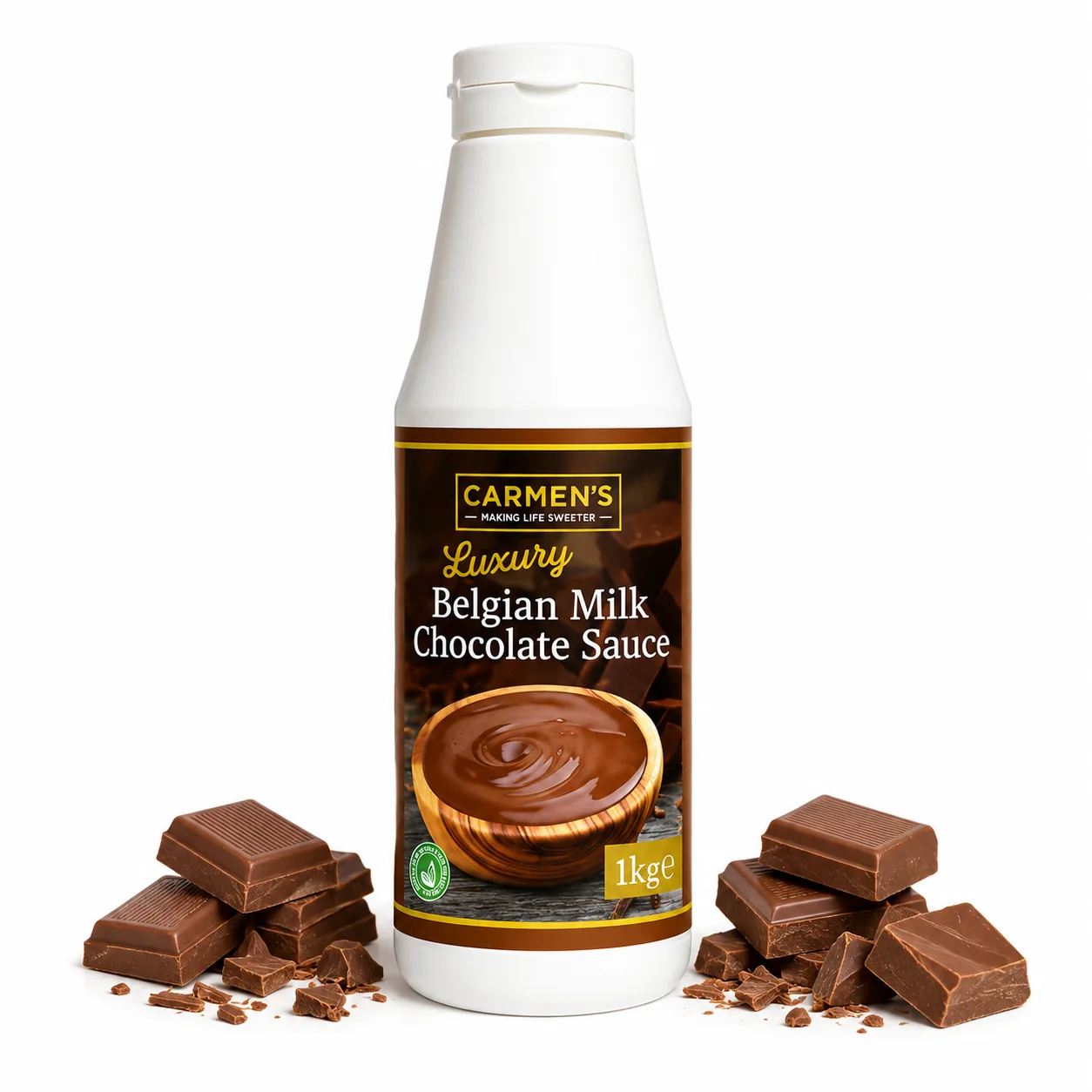 CARMEN'S BELGIUM CHOCOLATE SAUCE X1kg