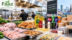 Food supplies for takeaways in Birmingham including fresh chicken, burger buns, cooking oil, sauces, drinks and takeaway packaging