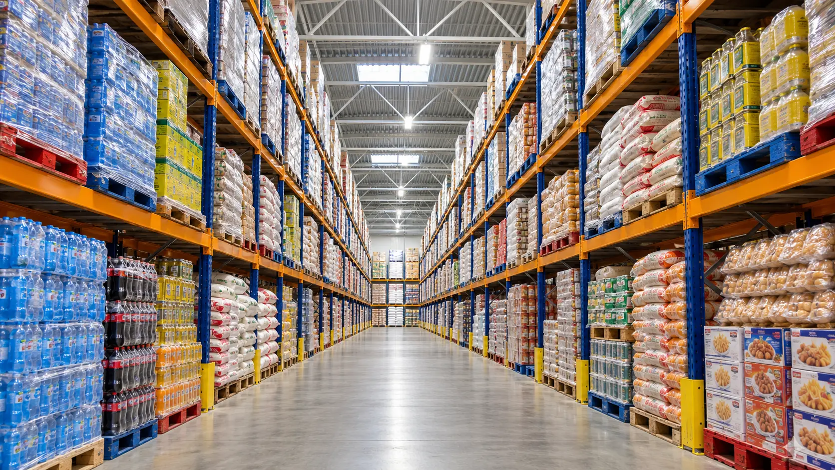 Wholesale warehouse stock and distribution