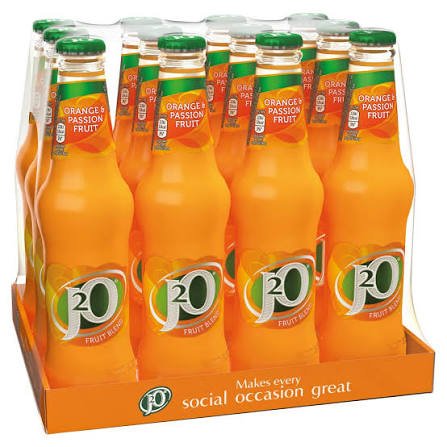 J20 ORANGE & PASSION FRUIT 275MLX12