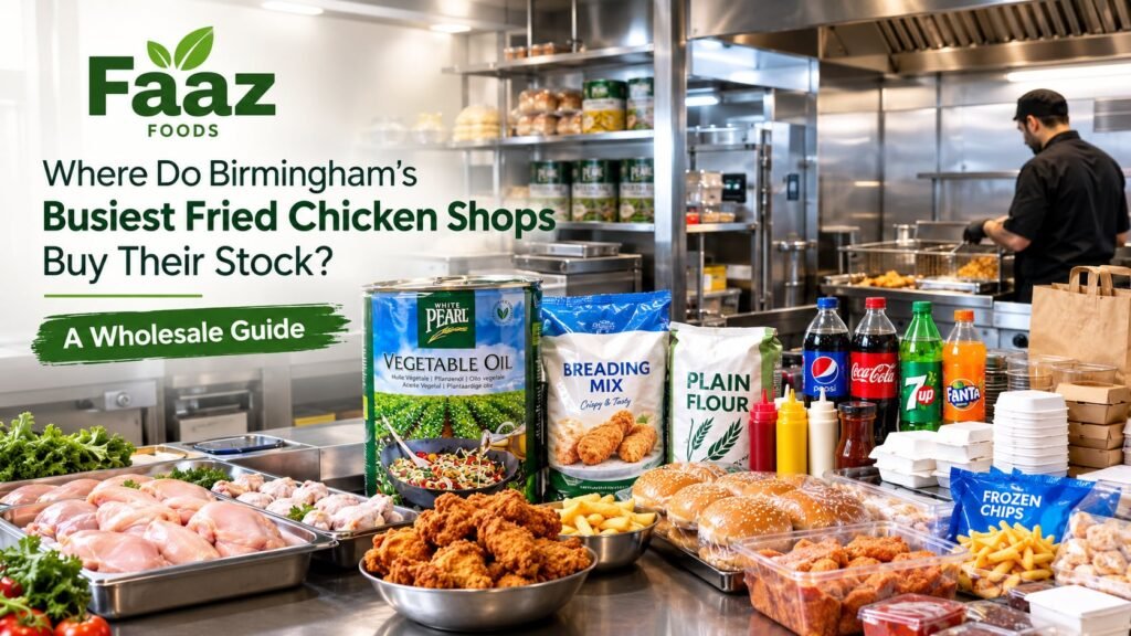 Wholesale food supplier in Birmingham supplying chicken and takeaway food products