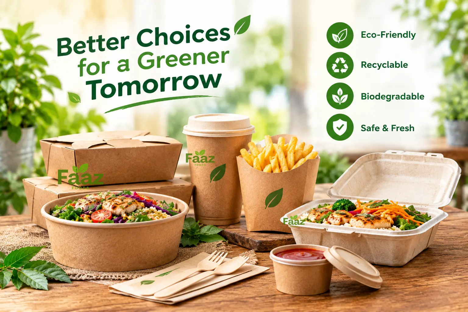 Biodegradable food packaging